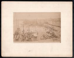 cca 1880-1890 Marseille, Jean-Baptiste Giletta (1856-1933) felvételei, 2 db keményhátú fotó, 21,5x27,5 cm