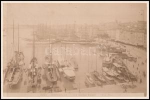 cca 1880-1890 Marseille, Jean-Baptiste Giletta (1856-1933) felvételei, 2 db keményhátú fotó, 21,5x27...