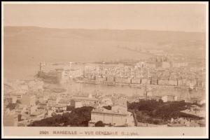 cca 1880-1890 Marseille, Jean-Baptiste Giletta (1856-1933) felvételei, 2 db keményhátú fotó, 21,5x27...