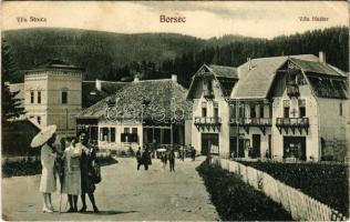 Borszék, Borsec; Vila Stoica, Vila Heiter / Stoica és Heiter villák / villas, spa (EK)