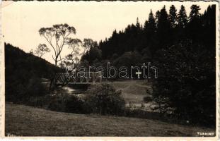 1940 Tusnádfürdő, Baile Tusnad; vasúti híd / railway bridge. Foto Adler Oscar (EK)