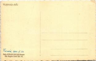 1940 Tusnádfürdő, Baile Tusnad; vasúti híd / railway bridge. Foto Adler Oscar (EK)