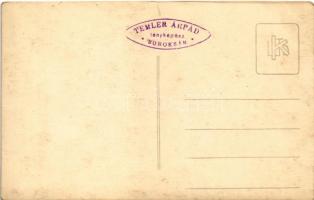 Osztrák-magyar katona csákóban karddal / WWI Austro-Hungarian K.u.K. military, soldier with sword. T...