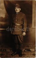 1940 Magyar katona / Hungarian military, soldier. Hável Fotószalon (Budapest) photo (EK)