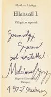 Moldova György 11 db DEDIKÁLT kötete: Ellenszél I.-II. (első kötet dedikált); Magyar atom; Égi szeké...
