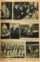 cca 1930-34 Képes Pesti Hírlap számos lapszáma 2 db karton mappában lefűzve, lyukasztva, részben sér...