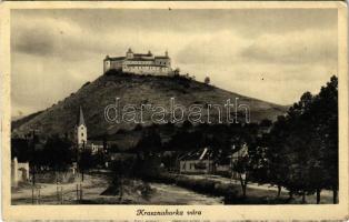 1939 Krasznahorkaváralja, Krásnohorské Podhradie (Rozsnyó); Krasznahorka vára, templom / Hrad Krásna Horka / castle, church (Rb)