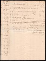 cca 1890 4 db Gyöngyös vonatkozású dokumentum