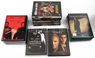 cca. 60 db DVD film. 
Trója /
Az angol beteg /
A törvény gyilkosa /
Nem vénnek való vidék /
Feg...