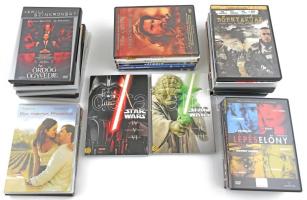 cca. 60 db DVD film. 
Trója /
Az angol beteg /
A törvény gyilkosa /
Nem vénnek való vidék /
Feg...