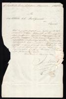 1855 Veronából Vasvárra küldött katonai ex offo levél