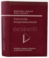 Hunyadi-Vita: Statisztika közgazdászoknak. Bp. 2003, KSH. Második, javított kiadás. Kiadói kartonált papírkötés.