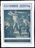 12 db vegyes régi nyomtatvány: Illustrirte Zeitung címlapok / töredékek, térképek, háborús képek; ve...