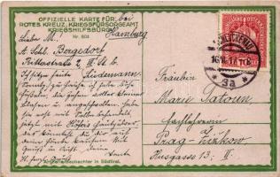 1917 Artillerie-Beobachter in Südtirol. Offizielle Karte für Rotes Kreuz, Kriegsfürsorgeamt, Kriegsh...