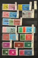 Európa CEPT kb. 220 különféle kiadás közte blokkok 10 lapos közepes berakóban. Néhány bélyeg tapadt