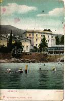 Abbazia, Opatija; Villa Amalia (kopott sarkak / worn corners)