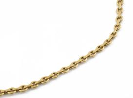 Arany (Au) 18K nyaklánc, jelzett, h: 58 cm, nettó: 9,5 g
