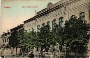 1910 Losonc, Lucenec; Városi polgári leányiskola. Bicskei Zoltán kiadása / girls school