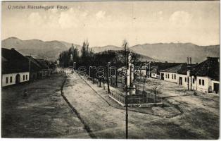 1912 Rózsahegy, Ruzomberok; Fő tér. Hegedűs fényképész / main square (EK)