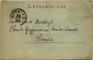 1899 (Vorläufer) Stomfa, Stampfen, Stupava; Gróf Károlyi kastély. Wetschl kiadása / Schloß / castle ...
