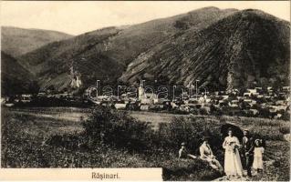Resinár, Rasinari (Nagyszeben, Sibiu); látkép. Lichtdruck v. Jos. Drotleff / general view