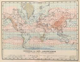 Cholnoky Jenő: A levegő fizikai földrajza. Bp., 1903, Magyar Földrajzi Intézet. Kiadói aranyozott ge...