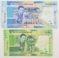 Dél-Afrika 2018. 10R + 100R "Mandela centenárium" T:F
South Africa 2018. 10 Rand + 100 Ra...