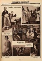 1932 A Nemzeti Magazin teljes évfolyama bekötve. Képes. Félvászon-kötés