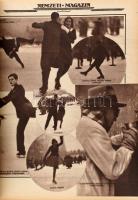 1932 A Nemzeti Magazin teljes évfolyama bekötve. Képes. Félvászon-kötés