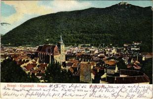 1905 Brassó, Kronstadt, Brasov; látkép / general view (EB)