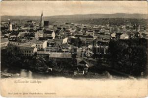 Kolozsvár, Cluj; látkép. Stief Jenő és Társa kiadása / general view (kopott sarkak / worn corners)