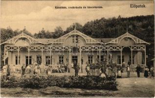 Előpatak, Valcele; Kávéház, cukrászda és táncterem. Gyulai Ferenc fényképész kiadása / café, confectionery and dance hall