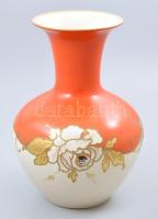 Schaubachkunst porcelán váza. Kézzel festett, jelzett, hibátlan 25 cm