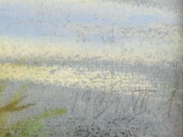 Bertalan Rózsa (1900-1987): Balatonpart, 1939. Pasztell, papír, jelzés nélkül, jobbra lent autográf ...