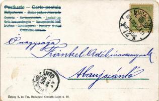 1904 Austro-Hungarian K.u.K. military art postcard. Örömy S. és Társa litho (EM)