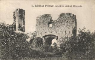 Nagysáros castle of Ferenc Rákoczi II.