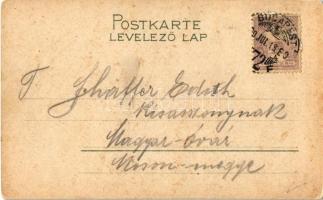 1900 Wenzel hol mir Zigaretten... / Austro-Hungarian K.u.K. military art postcard, humour. litho (EK...