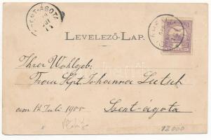 1900 Szentkeresztbánya, Vlahita Noua, Minele Lueta (Szentegyháza, Vlahita); fürdő bejárata. Siska Ig...