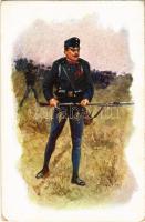 Austro-Hungarian K.u.K. military art postcard. B.K.W.I. 829-5. (EK)