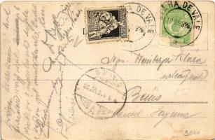 1926 Biharfüred, Stana de Vale, Stina de Vale; Dianaberke, fahíd / wooden bridge (Rb)