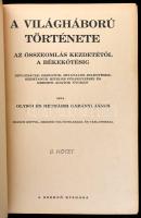 Olysói és Héthársi Gabányi János: A világháború története. I.-II. kötet. Az összeomlás kezdetétől a ...