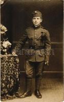 Magyar katona / Hungarian military, soldier. Gresz fényképész (Győr) photo (EK)