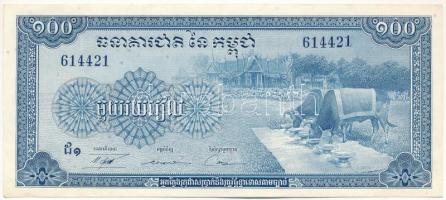 Kambodzsa DN (1972) 100R "614421" T:UNC,AU Cambodia ND (1972) 100 Riels "614421" C:UNC,AU Krause P#13b