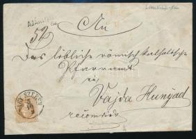 ~1869 15kr + 10kr on 3rd weight class registered cover 