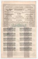 Budapest 1915. "A Magyar Korona Országai 6%-kal kamatozó Járadékkölcsön" államadóssági köt...