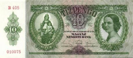 1936. 10P (5x) egymás utáni sorszámokkal T:I