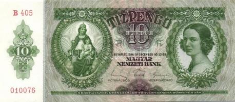 1936. 10P (5x) egymás utáni sorszámokkal T:I