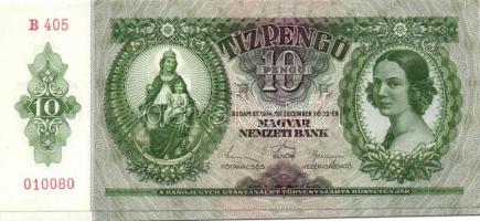 1936. 10P (6x) egymás utáni sorszámokkal T:I