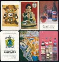 1969-1988 10 db itallal kapcsolatos kártyanaptár