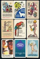 1971-1978 12 db külföldi kártyanaptár